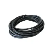 Aeroflow 6mm 1/4" Vacuum Silicone Hose 25 Ft 7.6M Roll Black Finish