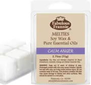 CALM ANGER Soy Candle Tart Essential Oil Fabulous Frannie B3G1, Free Ship 2+