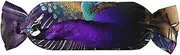 GaxfjRu Purple Peacock print Men's Crewneck Sweater Soft Casual Sweaters for Men Classic Loose Fit Pullover Sweaters