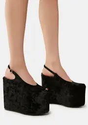 [Lemon Drop by Privileged] Admire Platform Wedges
