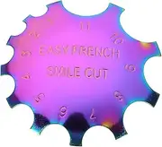 Nail Art Template, Oval French Smile Line Nail Art Manicure Trimmer Nail Cutter Acrylic Tool