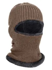 Ski Mask for Men Knitted Full Winter Face Mask 1 Hole Balaclava Ski Hat for C...