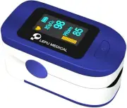 Fingertip Pulse Oximeter Blood Oxygen Sensor, Meter, Oxygen...