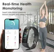 Fitness Tracker with Blood Pressure Heart Rate Blood Oxygen Monitor, Activity Tr