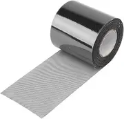 Window Screen Repair Tape Transparent Mesh Self Adhesive Patch for Quick Cracks Fixing Various Surfaces (Black)