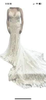 Sophia Tolli Wedding Dress Beaded Mermaid Brand New With Tags White Dress