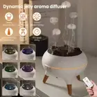 3D Dynamic Jellyfish Essential Oil Diffuser 250ml Ultrasonic Electric Humidifier