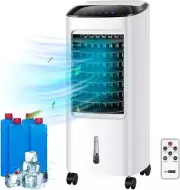 Aire Acondicionado Portatil Para Cuarto Casa Ventilador De Frio Pie Con Remoto