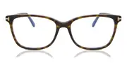 Tom Ford FT5842-B Blue-Light Block 052 Men's Glasses Tortoiseshell Size 54 - Private Health Rebate - Blue Light Block Available