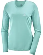 2020 Salomon Women's Agile LS Tee Long Sleeve Running Shirt Meadowbrook