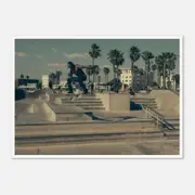 Galrie Stunning Skateboarding Photograph Capturing Skate Tricks, Poster Only, A1 60 x 84cm (23 x 33inch)