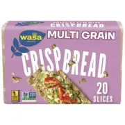 Wasa Multi Grain Crispbread, Multigrain Crackers, Non-GMO Ingredients, Fat Free,