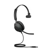JABRA Evolve2 40 SE Wired USB-A UC Mono Headset, 360° Busy Light, Noise Isolationg Ear Cushions, 2Yr