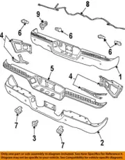 CHRYSLER OEM Parking Backup Back Up Reverse Distance-Sensor 1EW63TZZAA (for: Chrysler)