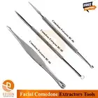 Blackhead Acne Whitehead Comedone Pimple Blemish Removal Extractors Tools Kit
