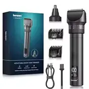 Kensen S29 Hair Trimmer for Men 2 in 1 Adjustable Hair Clipper Kit Electric Razor Hair Cutting Machine Dry/Wet Nose Hair Trimmer
