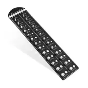 Nut and Bolt Thread Checker, Thread Checker 14 Metric and 14 Standard Sizes, ...