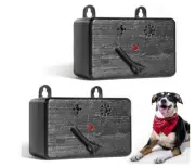2 pack Ultrasonic Anti Dog Stop Barking Pet Trainer Gentle Chaser Device New