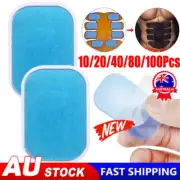 10-80 Gel Pads Fitness Exerciser Abdominal Stimulator Muscle Trainer for ABS EMS