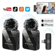 Wireless Lavalier Microphone For Type-C Phone Type-C Receiver & Mic Hot Selling