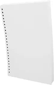 HOODANCOS Artistic Binder Notebook Refill 50pcs A4 Pre-Holed Blank Pages Ideal for Journaling Creative Sketching