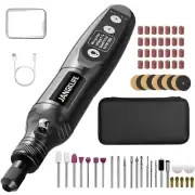 Mini Cordless Rotary Tool Kit, 5-Speed Adjustable USB Rechargeable with 67 At...