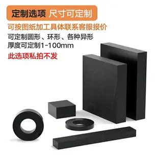 橡膠墊塊絕緣橡膠板加工定制防滑耐磨黑色減震圓形工業厚橡膠墊皮