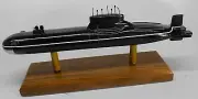 Type-941 Typhoon Class Submarine Mahogany Kiln Wood Model Large New