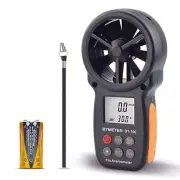 BT-100 Handheld Anemometer, Digital Wind Speed CFM Meter Gauge Air Flow Veloc...
