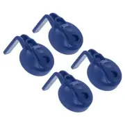4Pcs Mason Jar Pour Spout Lid, Mason Jar Lids with Handle, Blue