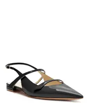 Alexandre Birman Women's Tita Pointed Toe Slingback Flats