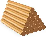 Metallic Gold Hot Glue Sticks, 24 PCS Full Size Hot Melt Glue Sticks Colored, Craft Adhesive Waxing Sticks for Wedding Cards, Sealing, Decoration, Art, DIY, 4 Long x 0.43 Dia