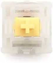 Gateron Milky Yellow Switches Pro, Pre-Lubed 5 Pin MX Keyboard Switches