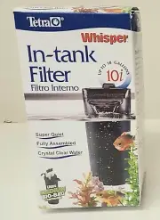 Tetra Whisper 10i Internal Power Filter 5 To 10 Gallons In-tank-Filter
