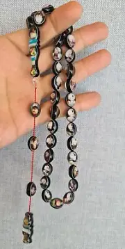 Flexiglass Airplane Glass Ottoman Misbaha, Tesbih, Tasbeeh, Rosary Beads