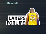 Lakers for life Vinyl Decal Window Kobe Bryant Car Bumper Laptop laker
