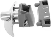Alipis Keyless Push Button Latch Lock for Boat Camper Durable Metal Drawer Catch Lock for Cabinet Door Seamless Integration Multipurpose Use Stylish Design Secure Storage