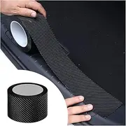 Car Door Edge Entry Guards, 5D Carbon Fiber Anti-Collision Waterproof Protector Tape, Scratch Cover Strip Sticker for Car Door Sill Rear Bumper, Automotive Exterior Accessories for Most Cars
