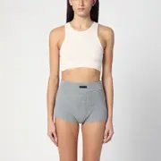 [Fear of God Essentials] Sporty white honeycomb tank top L White