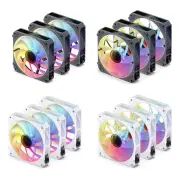5V 3Pin Chassis PC Fan Adjust ARGB Cooling 120mm Control Computer Cooler