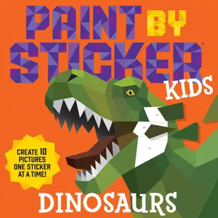 Paint by Sticker Kids: Dinsaurs (貼紙書)/Workman Publishing【三民網路書店】