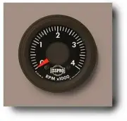 ISSPRO Classic 0-4000 RPM Tachometer Gauge - R8503