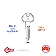 SILCA DAT12 Keyblanks-Box Of Fifty- Key Blank For Datsun & Nissan -FREE POSTAGE
