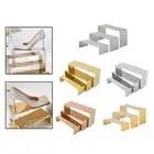3 Pieces Riser Display Stand Display Shelf for Cupcake Collectibles Handbag