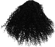 DECOMELODY Volume Boost Curly Ponytail Extension Women's Hair Band Human Hair Ponytail
