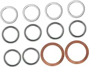 Prevent Oil Leaks 12pcs Differential Cover Seal Differential Shim Kit for Car