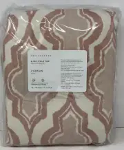 Pottery Barn Addie Print Drape Curtain (1) ~ 50 x 108 ~ Warm Multi