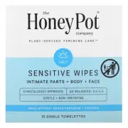 Sensitive Wipes, 15 Single Towelettes