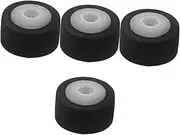 OSALADI Replacement Cassette Tape Pinch Roller for Recorder Rubber Plastic Construction 4pcs Pack