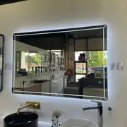 Rectangular Frameless Square Corner LED Mirror 700/900/1200mm [44-LED-7090/12080]